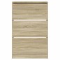 vidaXL Schuhschrank Sonoma-Eiche 80x21x125,5 cm Holzwerkstoff vidaXL Schuhschrank Sonoma-Eiche 80x21x125,5 cm Holzwerkstoff