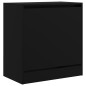 vidaXL Schuhschrank Schwarz 60x34x63,5 cm Holzwerkstoff vidaXL Schuhschrank Schwarz 60x34x63,5 cm Holzwerkstoff