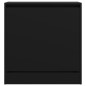 vidaXL Schuhschrank Schwarz 60x34x63,5 cm Holzwerkstoff vidaXL Schuhschrank Schwarz 60x34x63,5 cm Holzwerkstoff