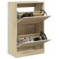 vidaXL Schuhschrank Sonoma-Eiche 60x34x96,5 cm Holzwerkstoff vidaXL Schuhschrank Sonoma-Eiche 60x34x96,5 cm Holzwerkstoff