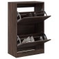 vidaXL Schuhschrank Braun Eichen-Optik 60x34x96,5 cm Holzwerkstoff vidaXL Schuhschrank Braun Eichen-Optik 60x34x96,5 cm Holzwerkstoff