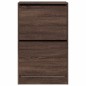 vidaXL Schuhschrank Braun Eichen-Optik 60x34x96,5 cm Holzwerkstoff vidaXL Schuhschrank Braun Eichen-Optik 60x34x96,5 cm Holzwerkstoff