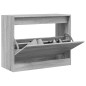 vidaXL Schuhschrank Grau Sonoma 80x34x63 cm Holzwerkstoff vidaXL Schuhschrank Grau Sonoma 80x34x63 cm Holzwerkstoff