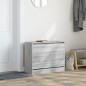 vidaXL Schuhschrank Grau Sonoma 80x34x63 cm Holzwerkstoff vidaXL Schuhschrank Grau Sonoma 80x34x63 cm Holzwerkstoff