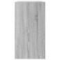 vidaXL Schuhschrank Grau Sonoma 80x34x63 cm Holzwerkstoff vidaXL Schuhschrank Grau Sonoma 80x34x63 cm Holzwerkstoff