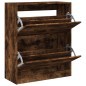 vidaXL Schuhschrank Räuchereiche 80x34x96,5 cm Holzwerkstoff vidaXL Schuhschrank Räuchereiche 80x34x96,5 cm Holzwerkstoff