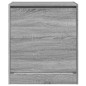 vidaXL Schuhschrank Grau Sonoma 60x42x69 cm Holzwerkstoff vidaXL Schuhschrank Grau Sonoma 60x42x69 cm Holzwerkstoff