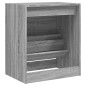 vidaXL Schuhschrank Grau Sonoma 60x42x69 cm Holzwerkstoff vidaXL Schuhschrank Grau Sonoma 60x42x69 cm Holzwerkstoff