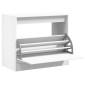 vidaXL Schuhschrank Weiß 80x42x69 cm Holzwerkstoff vidaXL Schuhschrank Weiß 80x42x69 cm Holzwerkstoff