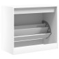 vidaXL Schuhschrank Weiß 80x42x69 cm Holzwerkstoff vidaXL Schuhschrank Weiß 80x42x69 cm Holzwerkstoff