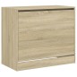 vidaXL Schuhschrank Sonoma-Eiche 80x42x69 cm Holzwerkstoff vidaXL Schuhschrank Sonoma-Eiche 80x42x69 cm Holzwerkstoff