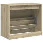 vidaXL Schuhschrank Sonoma-Eiche 80x42x69 cm Holzwerkstoff vidaXL Schuhschrank Sonoma-Eiche 80x42x69 cm Holzwerkstoff