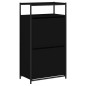 vidaXL Schuhschrank Schwarz 60x34x112 cm Holzwerkstoff vidaXL Schuhschrank Schwarz 60x34x112 cm Holzwerkstoff