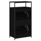 vidaXL Schuhschrank Schwarz 60x34x112 cm Holzwerkstoff vidaXL Schuhschrank Schwarz 60x34x112 cm Holzwerkstoff