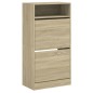 vidaXL Schuhschrank Sonoma-Eiche 60x34x116 cm Holzwerkstoff vidaXL Schuhschrank Sonoma-Eiche 60x34x116 cm Holzwerkstoff