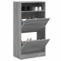 vidaXL Schuhschrank Grau Sonoma 60x34x116 cm Holzwerkstoff vidaXL Schuhschrank Grau Sonoma 60x34x116 cm Holzwerkstoff
