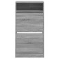 vidaXL Schuhschrank Grau Sonoma 60x34x116 cm Holzwerkstoff vidaXL Schuhschrank Grau Sonoma 60x34x116 cm Holzwerkstoff