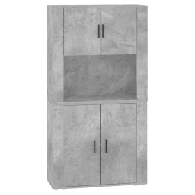vidaXL Highboard Betongrau Holzwerkstoff