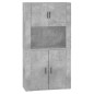 vidaXL Highboard Betongrau Holzwerkstoff vidaXL Highboard Betongrau Holzwerkstoff