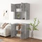 vidaXL Highboard Betongrau Holzwerkstoff vidaXL Highboard Betongrau Holzwerkstoff
