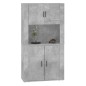 vidaXL Highboard Betongrau Holzwerkstoff vidaXL Highboard Betongrau Holzwerkstoff