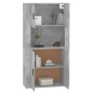 vidaXL Highboard Betongrau Holzwerkstoff vidaXL Highboard Betongrau Holzwerkstoff