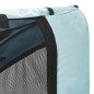 vidaXL Fahrradanhänger für Hunde Blau und Schwarz vidaXL Fahrradanhänger für Hunde Blau und Schwarz