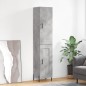 Highboard Betongrau 34,5x34x180 cm Holzwerkstoff Highboard Betongrau 34,5x34x180 cm Holzwerkstoff