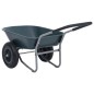 vidaXL Schubkarre Grün und Grau 140x63x65 cm 78 L 100 kg vidaXL Schubkarre Grün und Grau 140x63x65 cm 78 L 100 kg