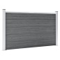 vidaXL Gartenzaun WPC 353x106 cm Grau vidaXL Gartenzaun WPC 353x106 cm Grau