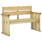 vidaXL Gartenbank 121 cm Kiefernholz Imprägniert vidaXL Gartenbank 121 cm Kiefernholz Imprägniert