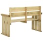 vidaXL Gartenbank 121 cm Kiefernholz Imprägniert vidaXL Gartenbank 121 cm Kiefernholz Imprägniert
