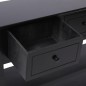 vidaXL Sideboard Schwarz 108x30x76 cm Massivholz Paulownia vidaXL Sideboard Schwarz 108x30x76 cm Massivholz Paulownia