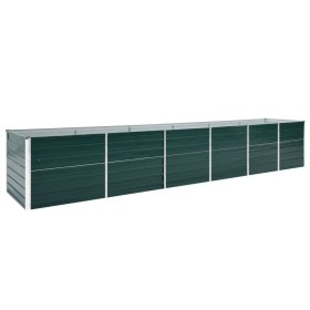 vidaXL Garten-Hochbeet Verzinkter Stahl 480x80x77 cm Grün