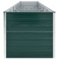 vidaXL Garten-Hochbeet Verzinkter Stahl 480x80x77 cm Grün vidaXL Garten-Hochbeet Verzinkter Stahl 480x80x77 cm Grün
