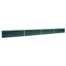 vidaXL Garten-Hochbeet Verzinkter Stahl 600x80x45 cm Grün