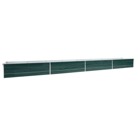 vidaXL Garten-Hochbeet Verzinkter Stahl 600x80x45 cm Grün