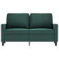 vidaXL 2-Sitzer-Sofa Dunkelgrün 120 cm Samt vidaXL 2-Sitzer-Sofa Dunkelgrün 120 cm Samt