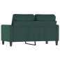 vidaXL 2-Sitzer-Sofa Dunkelgrün 120 cm Samt vidaXL 2-Sitzer-Sofa Dunkelgrün 120 cm Samt
