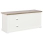 vidaXL TV-Schrank Weiß 90x30x40 cm Holz vidaXL TV-Schrank Weiß 90x30x40 cm Holz