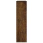 vidaXL Schuhschrank mit Spiegel 2 Fächer Räuchereiche 63x17x67 cm vidaXL Schuhschrank mit Spiegel 2 Fächer Räuchereiche 63x17x67 cm