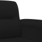 vidaXL 3-tlg. Sofagarnitur mit Kissen Schwarz Mikrofasergewebe vidaXL 3-tlg. Sofagarnitur mit Kissen Schwarz Mikrofasergewebe