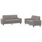 vidaXL 2-tlg. Sofagarnitur Taupe Stoff vidaXL 2-tlg. Sofagarnitur Taupe Stoff