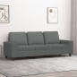vidaXL 3-Sitzer-Sofa Dunkelgrau 180 cm Stoff vidaXL 3-Sitzer-Sofa Dunkelgrau 180 cm Stoff