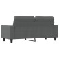 vidaXL 2-Sitzer-Sofa Dunkelgrau 140 cm Stoff vidaXL 2-Sitzer-Sofa Dunkelgrau 140 cm Stoff