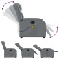 vidaXL Massagesessel Grau Kunstleder vidaXL Massagesessel Grau Kunstleder