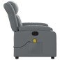 vidaXL Massagesessel Grau Kunstleder vidaXL Massagesessel Grau Kunstleder