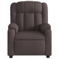 vidaXL Massagesessel Dunkelbraun Stoff vidaXL Massagesessel Dunkelbraun Stoff