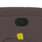 vidaXL Massagesessel Dunkelbraun Stoff vidaXL Massagesessel Dunkelbraun Stoff