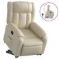 vidaXL Relaxsessel mit Aufstehhilfe Creme Kunstleder vidaXL Relaxsessel mit Aufstehhilfe Creme Kunstleder